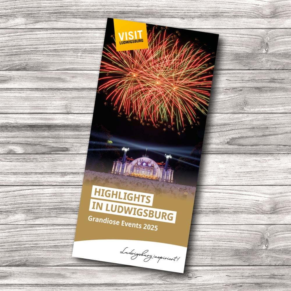 Bild des Flyers "Highlights 2025 in Ludwigsburg"