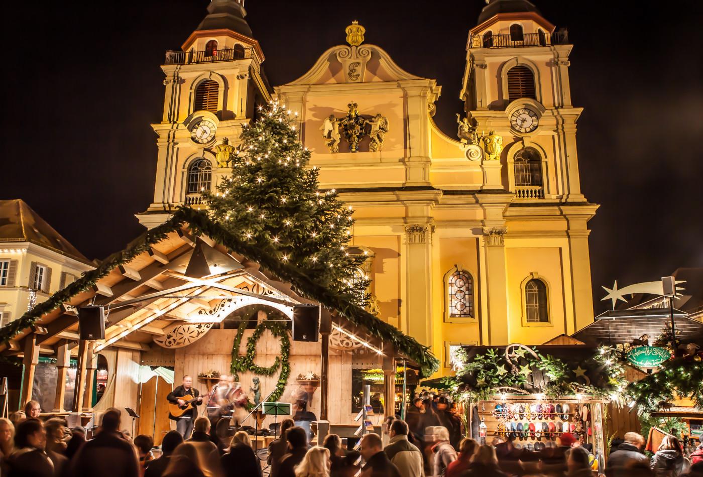 Weihnachtsmarkt von oben