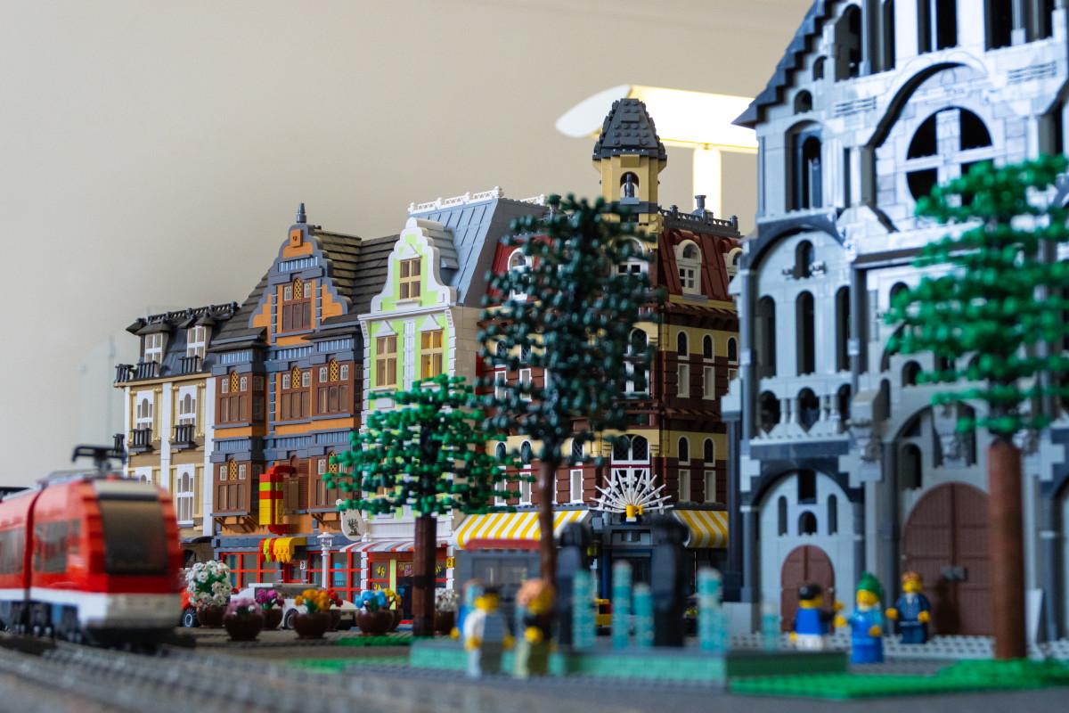 Stadtteil nachgebaut aus Lego