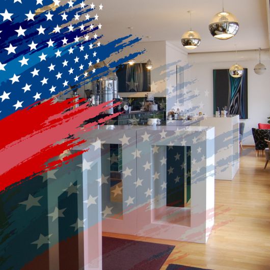 Inneneinrichtung des Bubbles Café