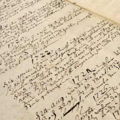 Ein altes Schriftstück aus dem Stadtarchiv Ludwigsburg