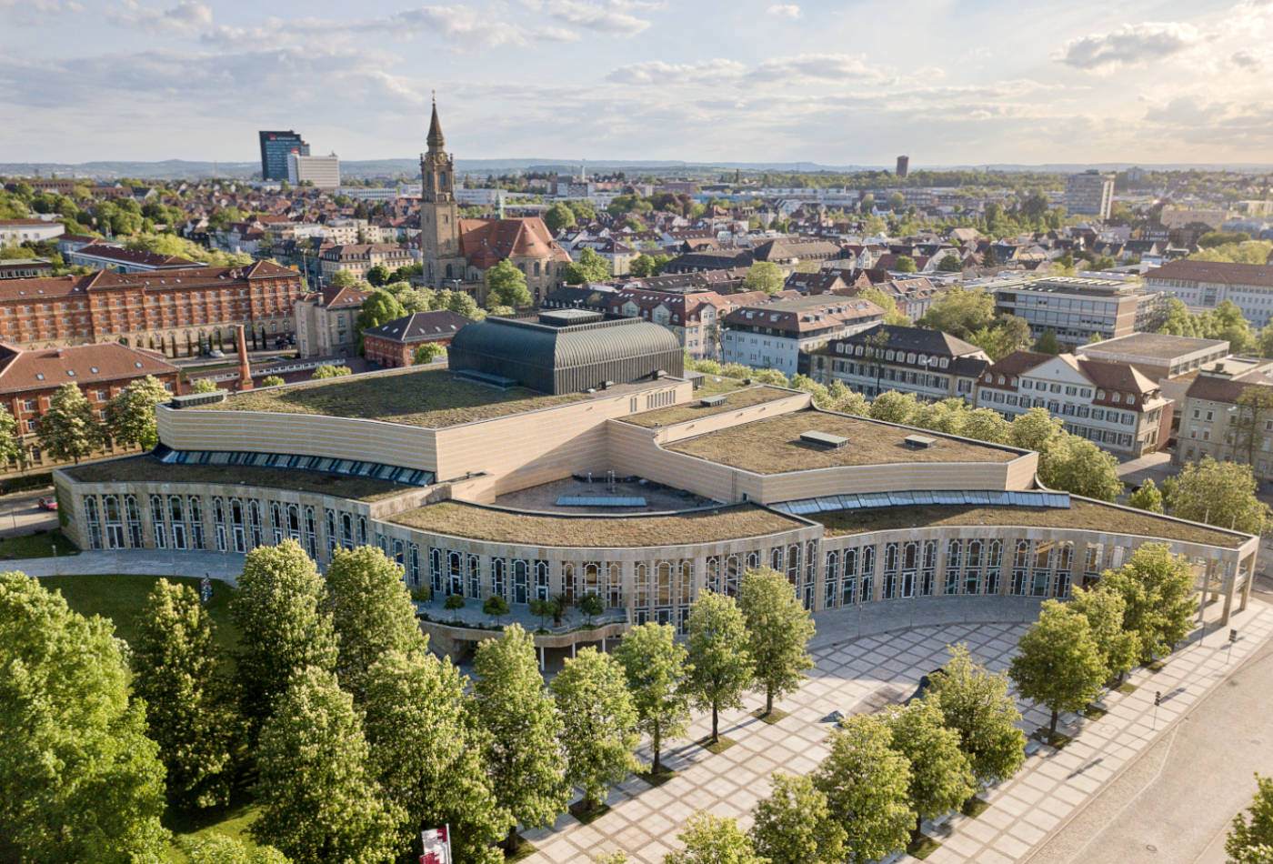 Blick auf das Forum aus der Vogelperspektive