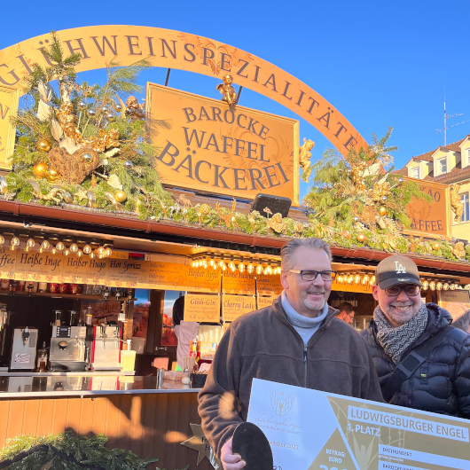 1. Platz: Barocke Waffelbäckerei