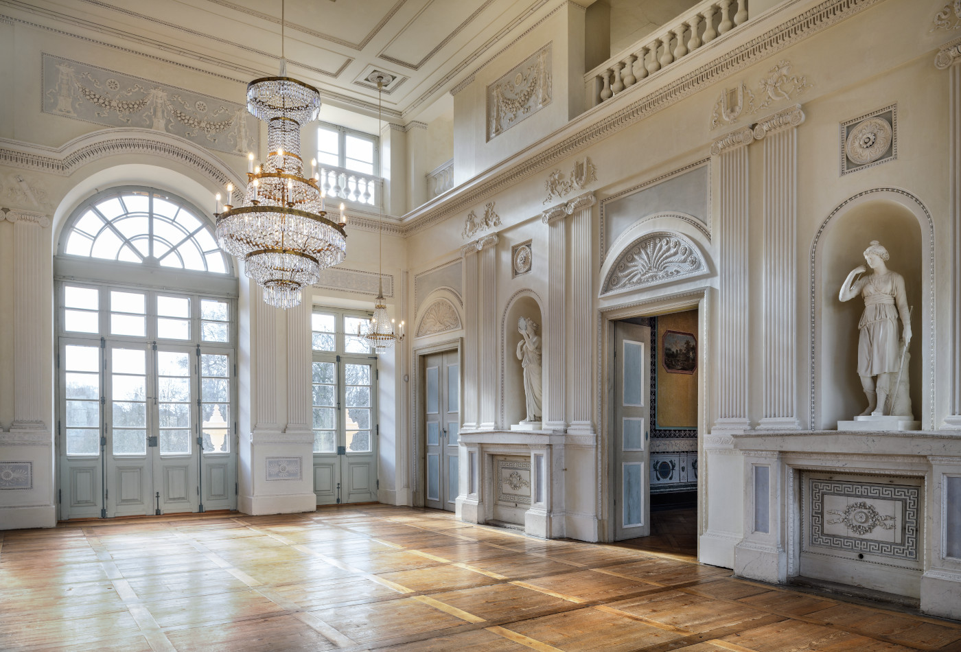 Prunkvoller Saal im Schloss Favorite Ludwigsburg