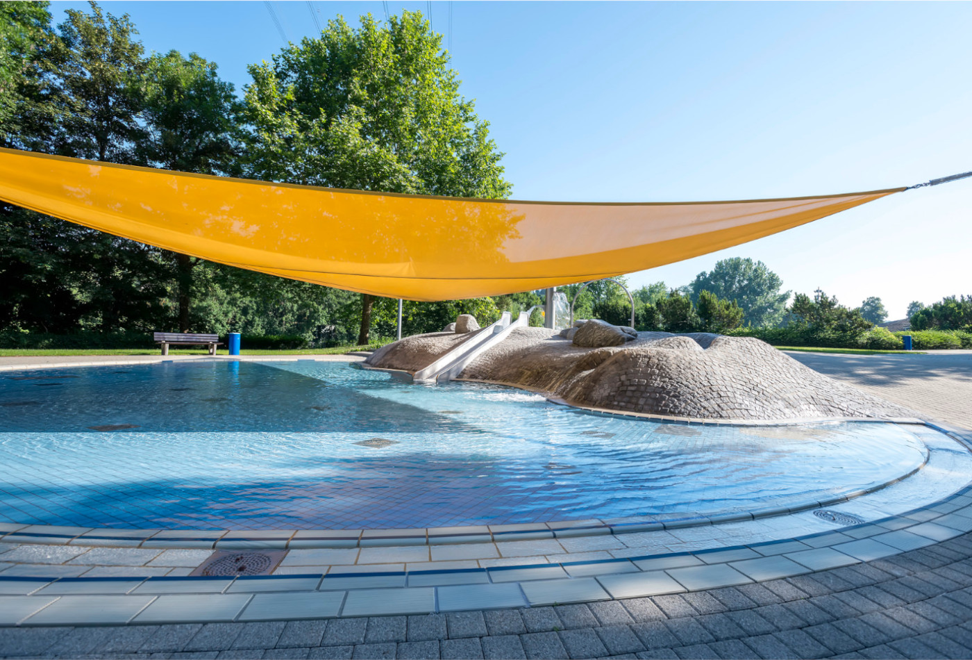 Kinderbecken im Freibad